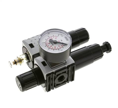 FRL G1/4'' 800l/min 0,5-8,0bar/7-116psi 40 mm Manometer Futura 0