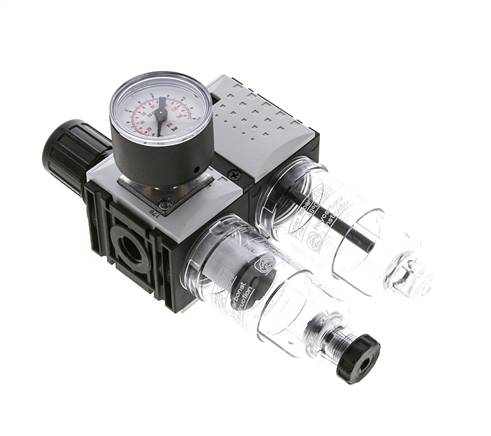FRL G1/4'' 800l/min 0,5-8,0bar/7-116psi 40 mm Manometer Futura 0