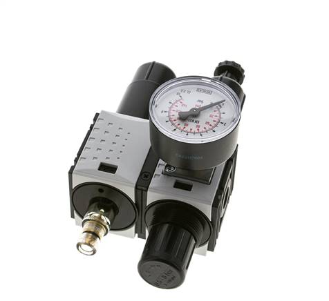 FRL G1/4'' 800l/min 0,5-8,0bar/7-116psi 40 mm Manometer Futura 0