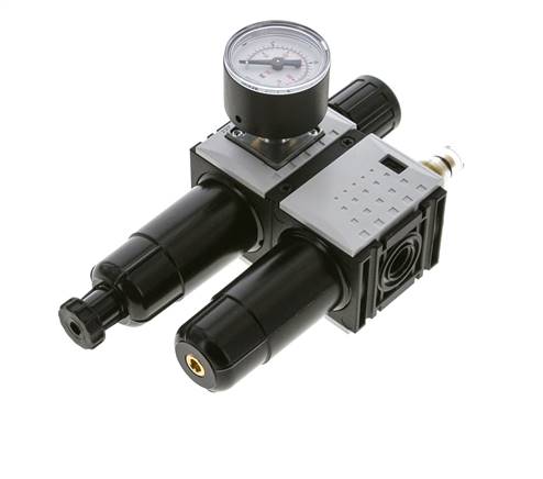 FRL G1/4'' 800l/min 0,5-10,0bar/7-145psi 40 mm Manometer Futura 0