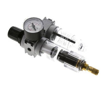FRL 2-Teilig G1/8'' 700l/min 0.5-10.0bar/7-145psi Auto 40 mm Manometer Polycarbonat Multifix 0
