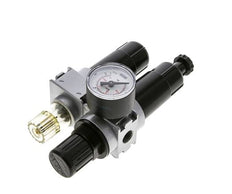 FRL 2-Teilig G1/4'' 700l/min 0.5-10.0bar/7-145psi Semi-Auto 40 mm Manometer Metall Multifix 0