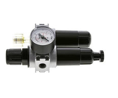 FRL 2-Teilig G1/4'' 700l/min 0.5-10.0bar/7-145psi Semi-Auto 40 mm Manometer Metall Multifix 0