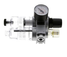 FRL 2-Teilig G1/8'' 700l/min 0.2-6.0bar/3-87psi Semi-Auto 40 mm Manometer Polycarbonat Multifix 0