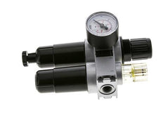 FRL 2-Teilig G1/4'' 700l/min 0.5-10.0bar/7-145psi Semi-Auto 40 mm Manometer Metall Multifix 0
