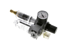 FRL 2-Teilig G1/8'' 700l/min 0.5-10.0bar/7-145psi Auto 40 mm Manometer Polycarbonat Multifix 0