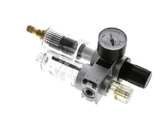 FRL 2-Teilig G1/4'' 700l/min 0.2-6.0bar/3-87psi Auto 40 mm Manometer Polycarbonat Multifix 0