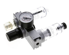 FRL 3-Teilig G1/8'' 750l/min 0.5-10.0bar/7-145psi Semi-Auto 40 mm Manometer Polycarbonat Multifix 0