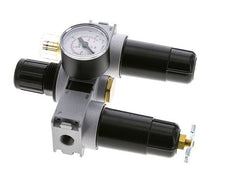 FRL 3-Teilig G1/4'' 750l/min 0.5-10.0bar/7-145psi Semi-Auto 40 mm Manometer Metall Multifix 0