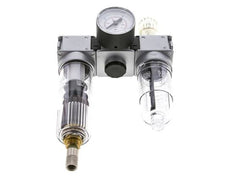 FRL 3-Teilig G1/4'' 750l/min 0.5-10.0bar/7-145psi Auto (Geschlossen Ohne Druck) 40 mm Manometer Polycarbonat Multifix 0