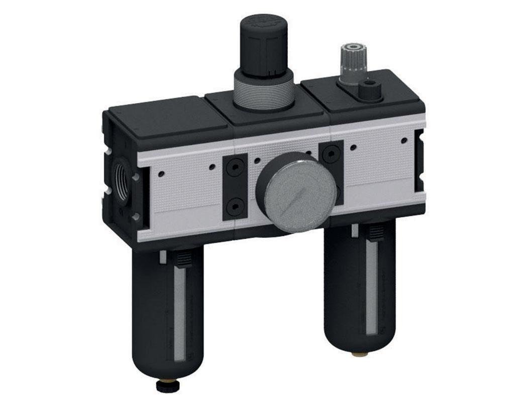 FRL G1'' 12000l/min 0,2-6,0bar/3-87psi Multifix 4