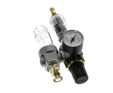 FRL 2-Teilig G1/4'' 350l/min 0.5-10.0bar/7-145psi Auto Polycarbonat Standard 0