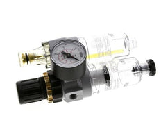 FRL 2-Teilig G1/8'' 350l/min 0.5-16.0bar/7-232psi Halbautomatisch Polycarbonat Standard 0