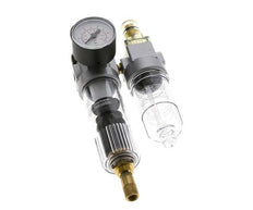 FRL 2-Teilig G1/8'' 350l/min 0.5-6.0bar/7-87psi Auto Polycarbonat Standard 0