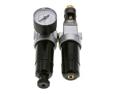 FRL 2-Teilig G1/4'' 350l/min 0.5-10.0bar/7-145psi Semi-Auto Metall Standard 0