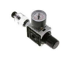 Filter-Regler G1/4'' 1000l/min 0,5-8,0bar/7-116psi 40 mm Manometer Futura 0