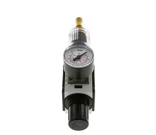 Filter-Regler G1/4'' 1000l/min 0,5-8,0bar/7-116psi 40 mm Manometer Futura 0