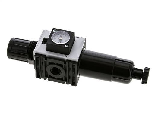 Filter-Regler G1/4'' 1000l/min 0,5-8,0bar/7-116psi Futura 0