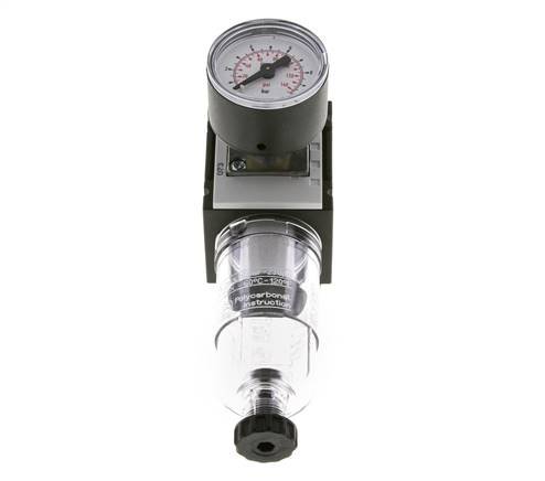 Filter-Regler G1/4'' 1000l/min 0,5-8,0bar/7-116psi 40 mm Manometer Futura 0