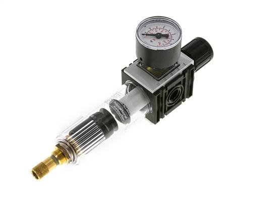 Filter-Regler G1/4'' 1000l/min 0,5-8,0bar/7-116psi 40 mm Manometer Futura 0