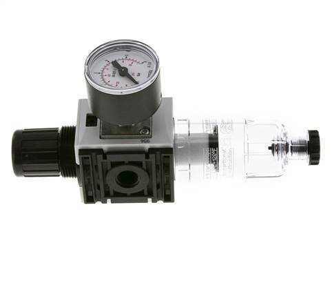 Filter-Regler G1/4'' 1000l/min 0.2-4.0bar/3-58psi 40 mm Manometer Futura 0