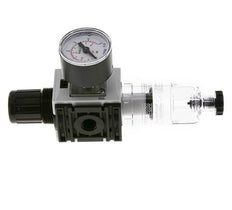Filter-Regler G1/4'' 1000l/min 0.2-4.0bar/3-58psi 40 mm Manometer Futura 0