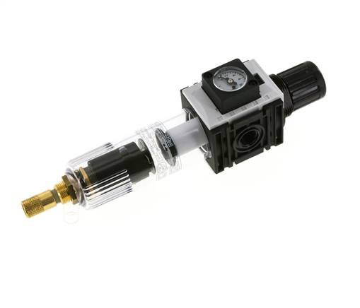 Filter-Regler G1/4'' 1000l/min 0.5-10.0bar/7-145psi Futura 0