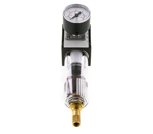 Filter-Regler G1/4'' 1000l/min 0.2-4.0bar/3-58psi 40 mm Manometer Futura 0