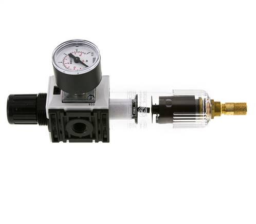 Filter-Regler G1/4'' 1000l/min 0.2-4.0bar/3-58psi 40 mm Manometer Futura 0