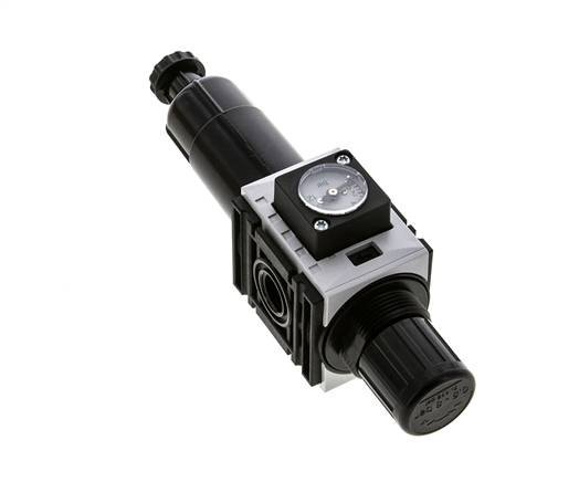 Filter-Regler G1/4'' 1000l/min 0,5-8,0bar/7-116psi Futura 0
