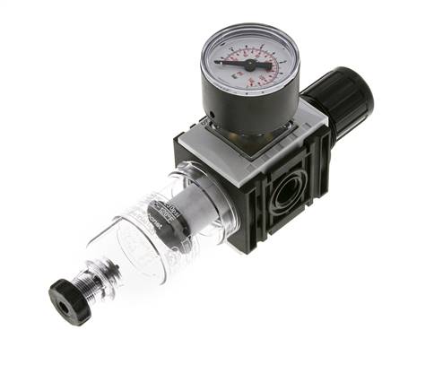 Filter-Regler G1/4'' 1000l/min 0,5-8,0bar/7-116psi 40 mm Manometer Futura 0
