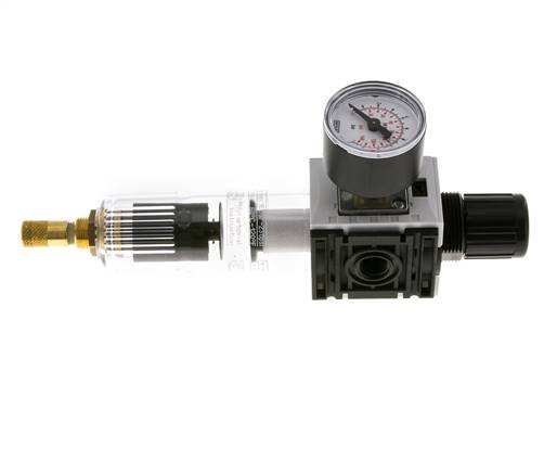 Filter-Regler G1/4'' 1000l/min 0,5-8,0bar/7-116psi 40 mm Manometer Futura 0