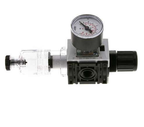 Filter-Regler G1/4'' 1000l/min 0,5-8,0bar/7-116psi 40 mm Manometer Futura 0
