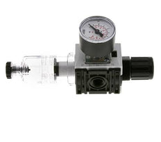 Filter-Regler G1/4'' 1000l/min 0,5-8,0bar/7-116psi 40 mm Manometer Futura 0
