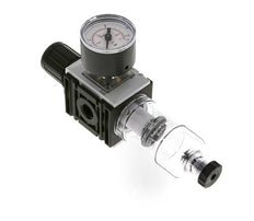 Filter-Regler G1/4'' 1000l/min 0.5-10.0bar/7-145psi 40 mm Manometer Futura 0