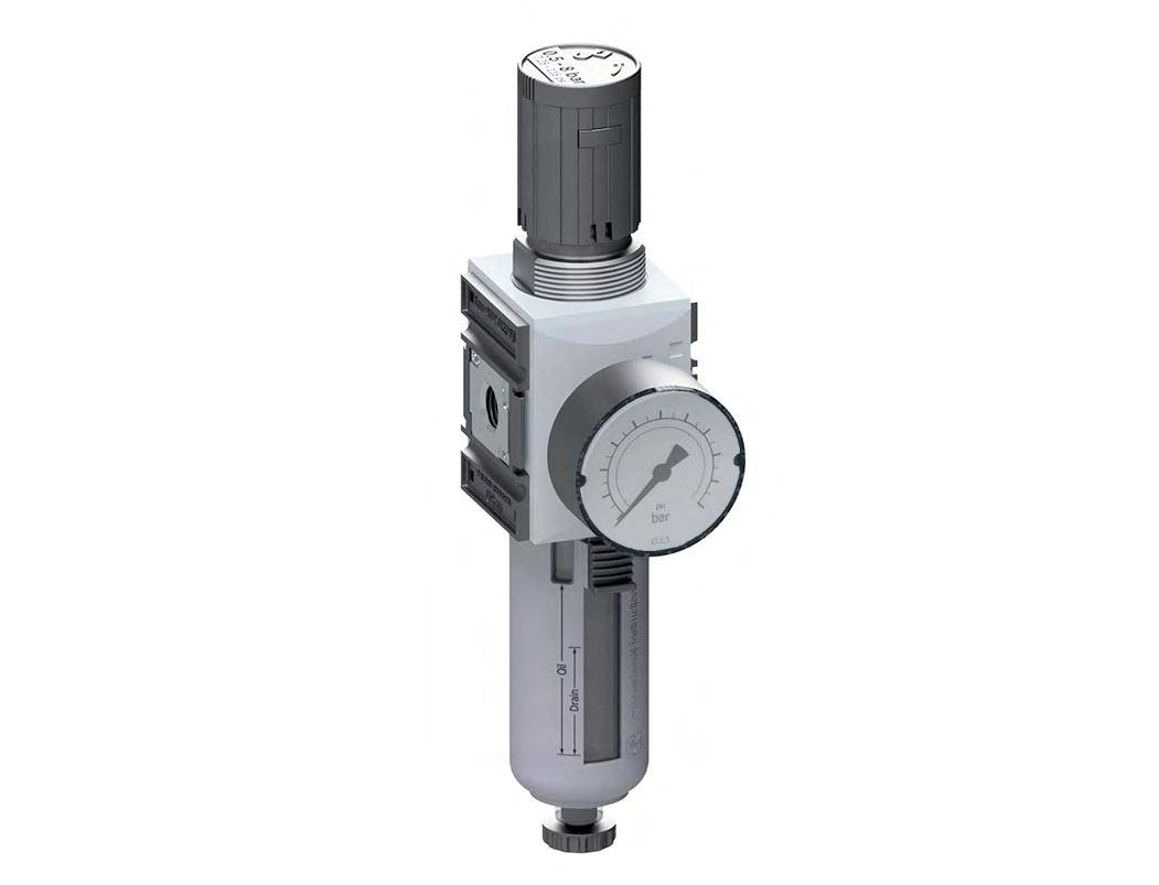 Filter-Regler G3/8'' 2500l/min 0.2-4.0bar/3-58psi Futura 1