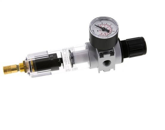 Filter-Regler G1/4'' 1450l/min 0,2-6,0bar/3-87psi 40 mm Manometer Multifix 0