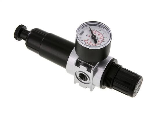 Filter-Regler G1/4'' 1450l/min 0,2-6,0bar/3-87psi 40 mm Manometer Multifix 0