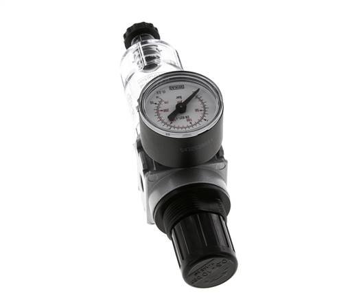 Filter-Regler G1/8'' 1450l/min 0,5-10,0bar/7-145psi 40 mm Manometer Multifix 0