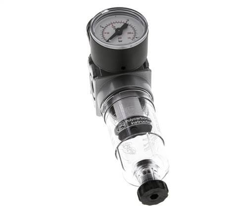 Filter-Regler G1/8'' 1450l/min 0,5-10,0bar/7-145psi 40 mm Manometer Multifix 0