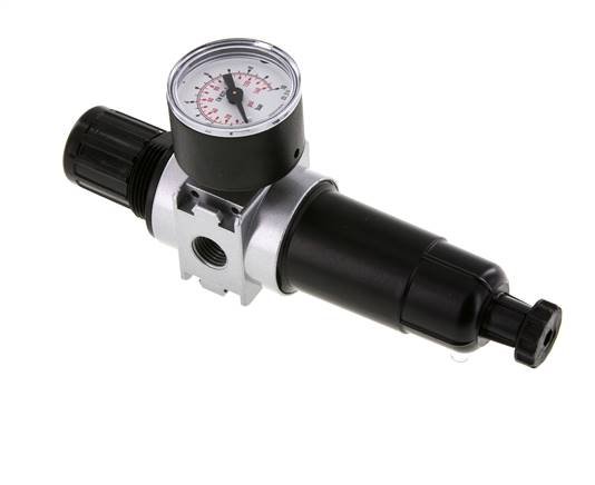 Filter-Regler G1/4'' 1450l/min 0,2-6,0bar/3-87psi 40 mm Manometer Multifix 0