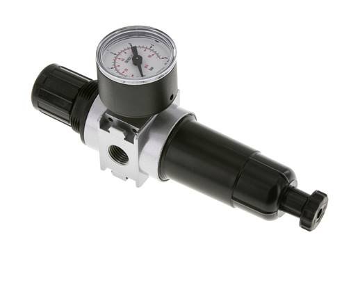 Filter-Regler G1/4'' 1450l/min 0,1-3,0bar/1-44psi 40 mm Manometer Multifix 0