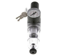 Filter-Regler G1/8'' 1450l/min 0,1-3,0bar/1-44psi 40 mm Manometer Zylinderschloss Multifix 0