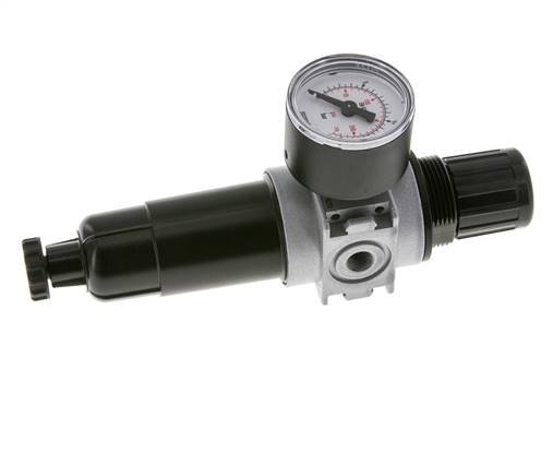 Filter-Regler G1/8'' 1450l/min 0,5-10,0bar/7-145psi 40 mm Manometer Multifix 0