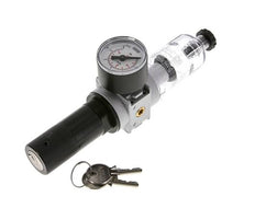 Filter-Regler G1/8'' 1450l/min 0,1-3,0bar/1-44psi 40 mm Manometer Zylinderschloss Multifix 0