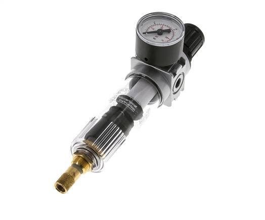 Filter-Regler G1/8'' 1450l/min 0,5-10,0bar/7-145psi 40 mm Manometer Multifix 0