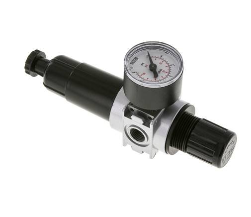 Filter-Regler G1/4'' 1450l/min 0,1-3,0bar/1-44psi 40 mm Manometer Multifix 0