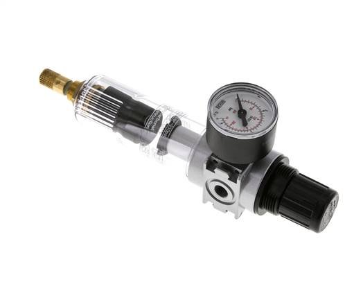 Filter-Regler G1/8'' 1450l/min 0,5-10,0bar/7-145psi 40 mm Manometer Multifix 0