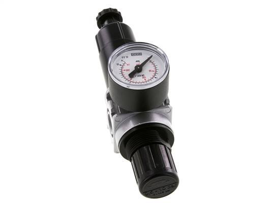 Filter-Regler G1/4'' 1450l/min 0,5-10,0bar/7-145psi 40 mm Manometer Multifix 0