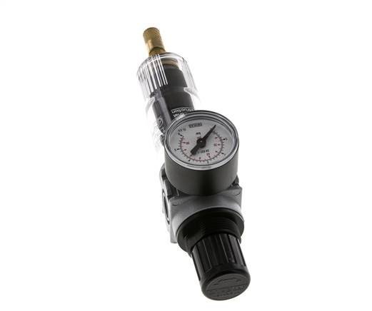 Filter-Regler G1/4'' 1450l/min 0,1-3,0bar/1-44psi 40 mm Manometer Multifix 0